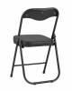 Стул складной Stool Group Джон RS04K-BL/BLPVC обивка кожзам черный фото 5