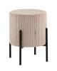 Пуф Stool Group Кейси vd-keysi-cl-cream бежевый, велюр рельефный