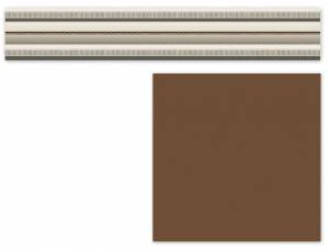 Бордюр Heralgi Garden Listelo Classic Marron 4x30