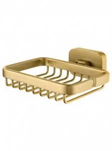 Мыльница Wonzon & Woghand Graffity WW-9324-BG брашированное золото