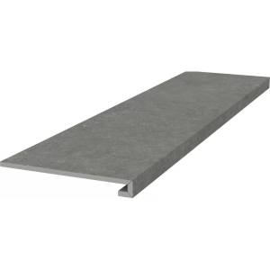 Ступень Kerama Marazzi Касабланка KM6012G0161RGCF Фронтальная Клееная Hp Серый Темный Матовый Обрезной 33x119.5