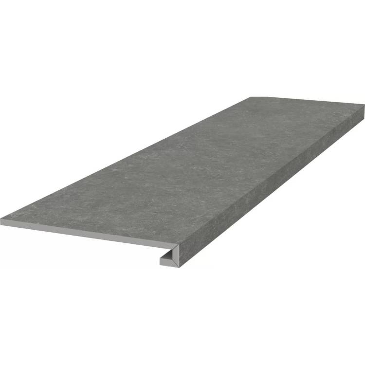 Ступень Kerama Marazzi Касабланка KM6012G0161RGCF Фронтальная Клееная Hp Серый Темный Матовый Обрезной 33x119.5