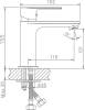 Смеситель для раковины Haiba HB10505 фото 3