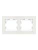 Рамка 2-постовая IEK Brite BR-M22-44-K01 белый фото 2