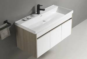 Раковина Gid Integrado 5510s 71165 белая, 101x46.5x15