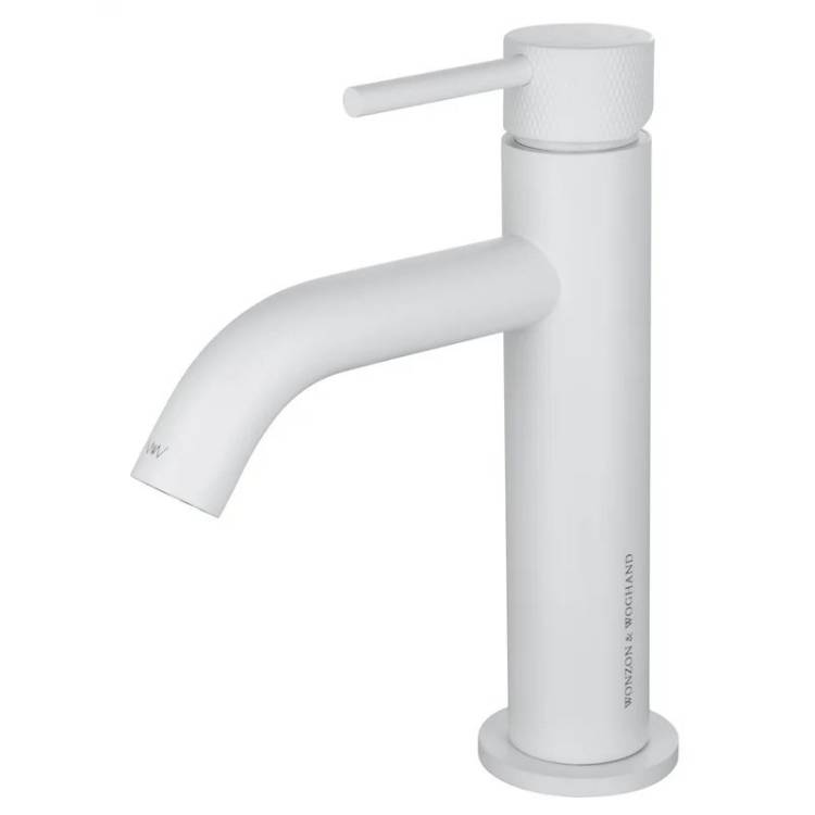 Смеситель для раковины Wonzon & Woghand WW-H1061-MW белый матовый