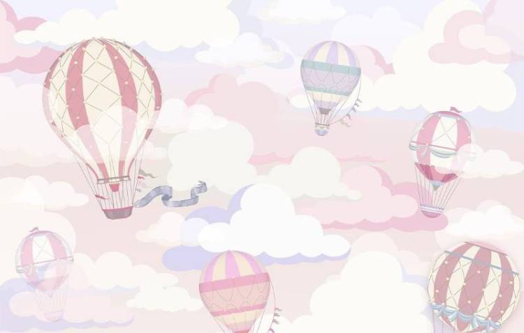 3D Фотообои Artegrafico «Воздушно-розовая фантазия» KID-132 канвас