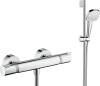 Душевой комплект Hansgrohe Ecostat Comfort 13116000 термостат + душевой гарнитур Croma Select E Multi 26590400