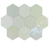 Керамическая плитка WOW Zellige Hexa 122083 Mint 10.8x12.4