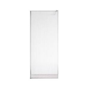 Душевая перегородка Veconi Korato KR81F-120-08-C4 профиль хром, стекло рифленое, 120x200