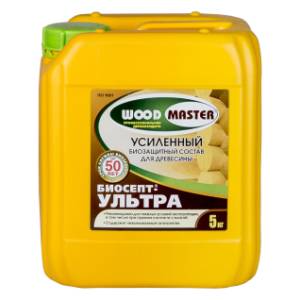 Состав для древесины трудновымываемый Woodmaster Биосепт-Ультра фисташковый 5 кг