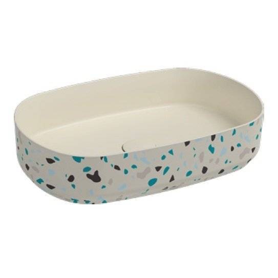 Раковина Isvea Infinity 10NF65055SV-2K-TRZ 55 см, слоновая кость матовая