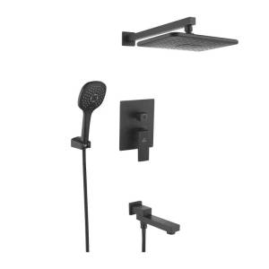 Душевая система Rose R2835H встраиваемая, черный