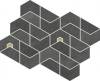 Мозаика Italon Continuum 620110000180 Petrol Mosaico Jewel 31.1x38.2