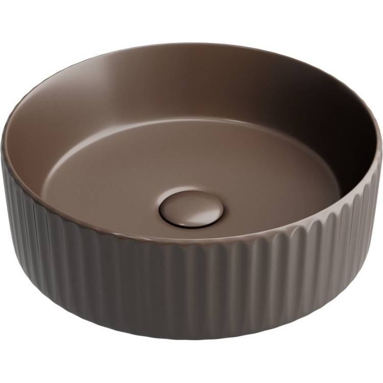 Раковина Ceramica Nova Element CN6057MDB 35 см, темно-коричневая матовая