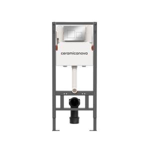 Система инсталляции для унитазов Ceramica Nova Balance CN121002CH кнопка хром глянцевый