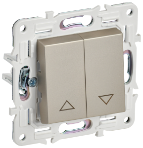 Выключатель жалюзи IEK Skandy SK-V15-0-10-K37 шампань