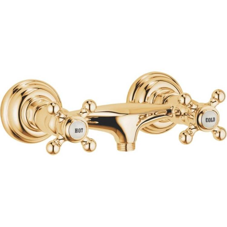 Смеситель для душа Kludi 516104520 1926 позолоченный, 23 кар