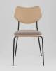 Стул Stool Group Casey B2171 K-6+M8506 D21 серо-коричневый с бежевой экокожей фото 3