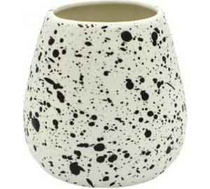 Стакан для зубных щёток Bath Plus Confetty W-CE1616B-TB белый, черный
