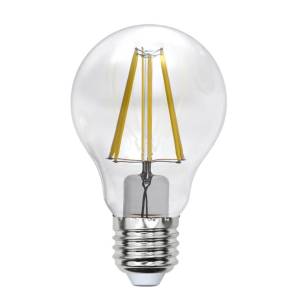 Лампа светодиодная филаментная Uniel Multibright LED-A60-7W/WW/E27/CL/MB GLM10TR