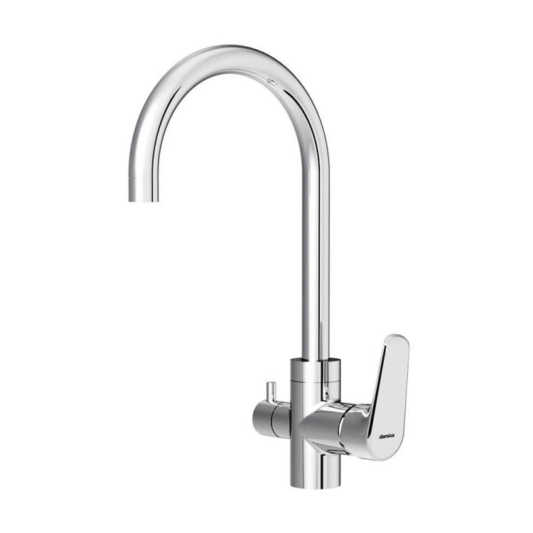 Смеситель для кухни Damixa Merkur 400730000 с фильтрацией, хром
