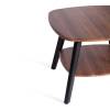 Стол журнальный Tetchair Rio 21382 орех кантри/чёрный 65x50x65 фото 3