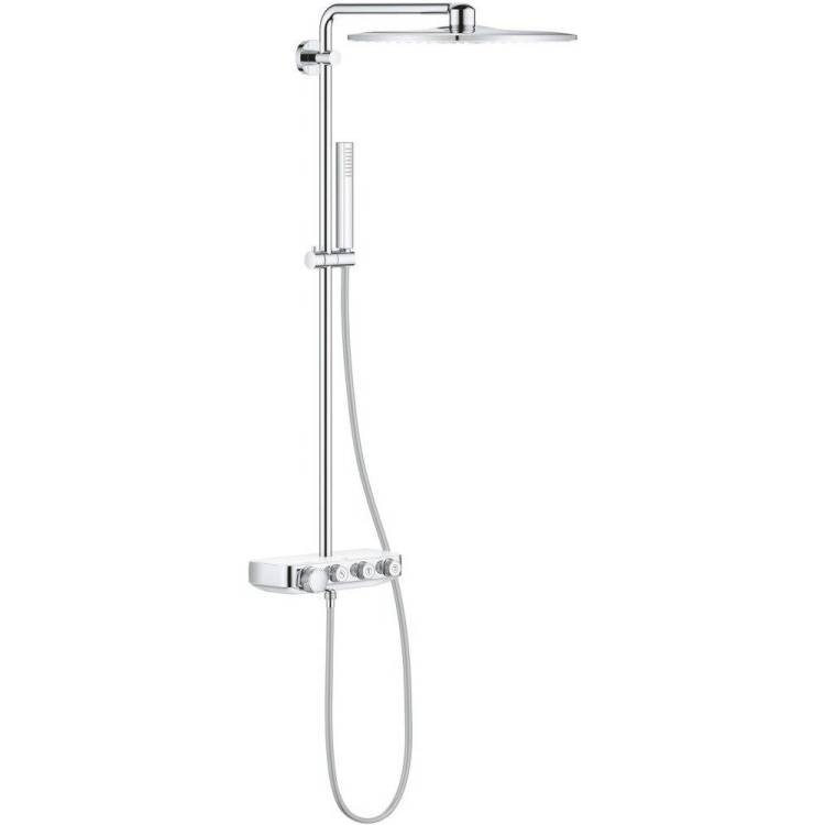 Душевая стойка Grohe Euphoria SmartControl 26508LS0 310 Duo Cube, белая, с термостатом