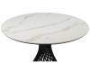 Стол Notta Вивиен 625620 patagonoa bianco repose, черный 110x110x75 фото 2