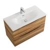 Тумба под раковину Belbagno Marino MARINO-CER-MINI-700-2C-SO-RR-P 69.6x39x50 Rovere Rustico подвесная с двумя выкатными ящиками фото 2