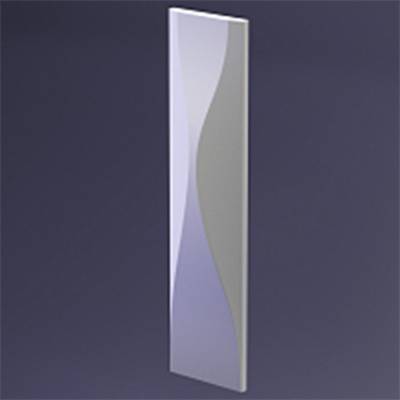 Дизайнерская панель Artpole E-0057 WATERFALL PLATINUM МАТ 15x4.5x60