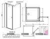 Дверь для душевого уголка Radaway EOS II KDJ 110 L фото 5