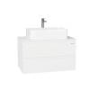 Тумба под раковину Onika Алеста 80 подвесная, белая фото 2