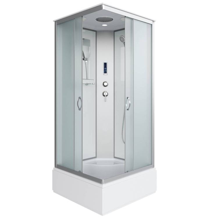 Душевая кабина Niagara Classic NG-1108-14P (900x900x2150) со средним поддоном (26см), с полкой