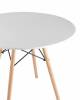 Стол обеденный Stool Group Eames DSW Z-230/90 круглый белый 90x74 D=90 фото 3