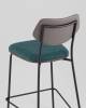 Стул полубарный Stool Group Casey B2171-H65 K-17+M8532 MAB1-10 темно-бирюзовый с серой экокожей фото 7