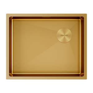 Мойка кухонная Paulmark Next-Skew 54 Uni PM885444-BG Брашированное Золото, 54x44