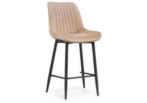 Барный стул Woodville Seda 511169 велюр бежевый / черный