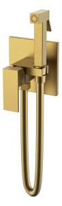 Гигиенический душ со смесителем  Boheme Qubic 477-BR, Bronze