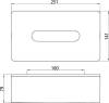Бокс для салфеток Emco Loft 0557 001 00 фото 3