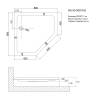 Поддон для душа Niagara Nova NG-90-90D RUS 89x89x17 фото 2