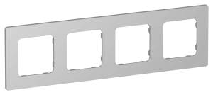 Рамка 4-постовая IEK Flite FI-M42-32-20-K47 алюминий