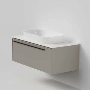Тумба с раковиной La Fenice Elba Cappuccino NFNC-01-ELB-C-90-3-M-GG бежевая матовая, 90 см