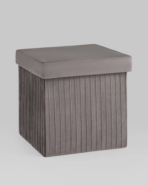 Пуф Stool Group Store Square HS15-F12 V17 антрацитовый