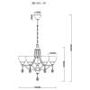 Подвесная люстра MyFar Mistic MR1581-5P фото 4
