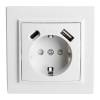 Розетка 1-местная Stekker PST16-9016-01 50076