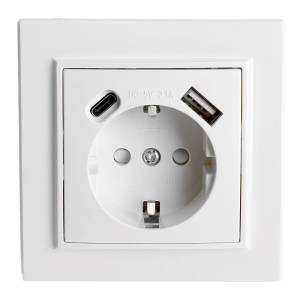 Розетка 1-местная Stekker PST16-9016-01 50076