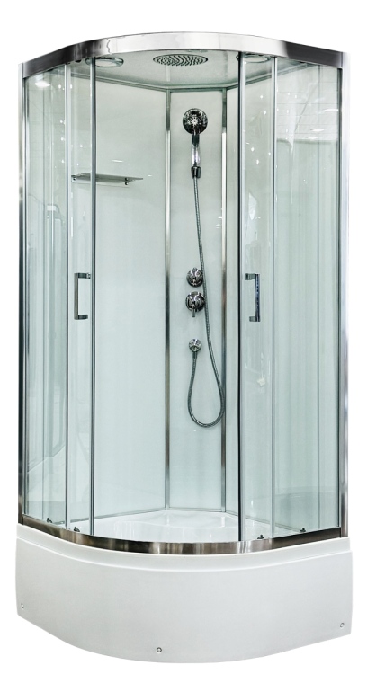 Душевая кабина Royal Bath Fato FATO RB 90CK-T-CH профиль хром, стекло прозрачное, 90x90x215