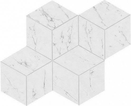 Мозаика Atlas Concorde Marvel Stone AS2J Carrara Pure Mosaico Esag. Lapp. 30x35
