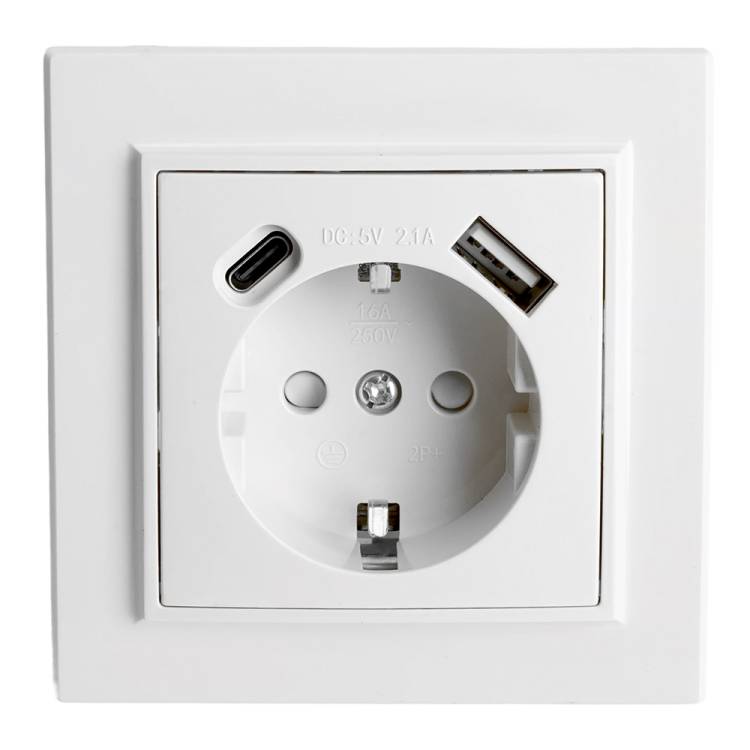 Розетка 1-местная Stekker PST16-9016-01 50076